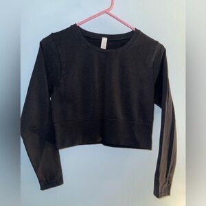 Aerie Offline Black Long Sleeve Top